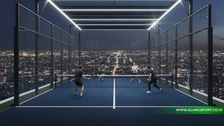 ukuran lapangan padel 3