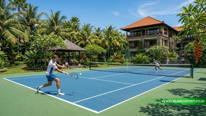 kontraktor lapangan tenis Bali 3