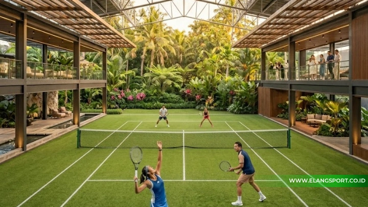 lebar lapangan tenis