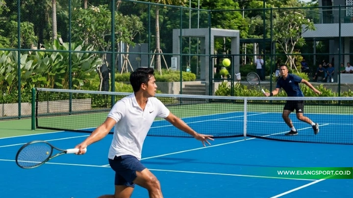 panjang lapangan tenis