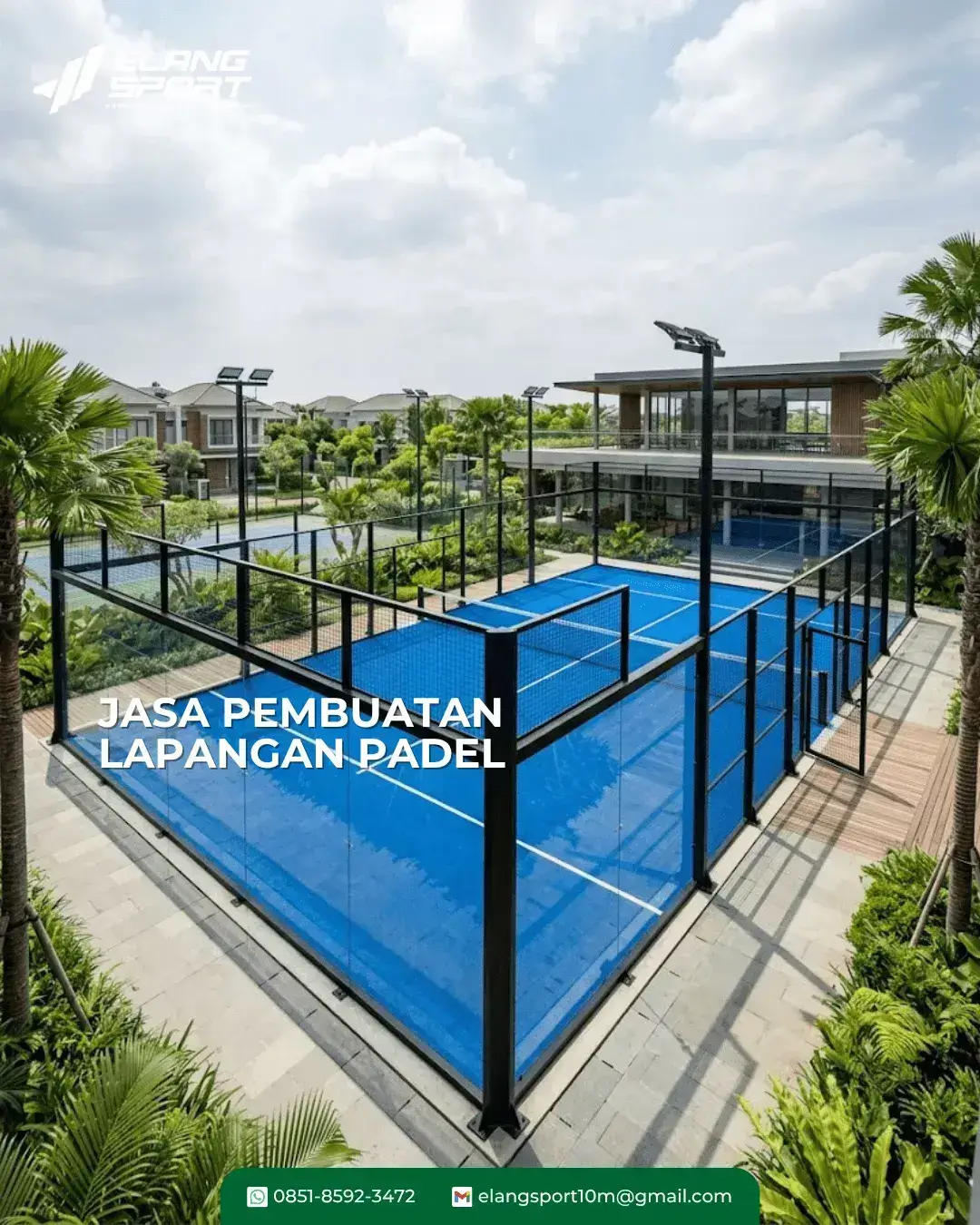 Jasa Lapangan Padel Profesional untuk Bisnis dan Komersial