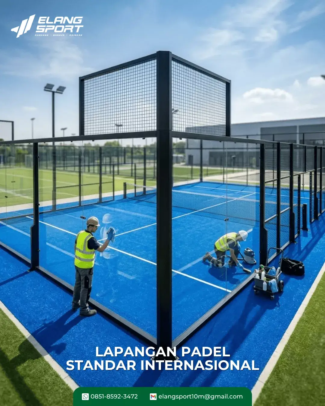Jasa Bangun Lapangan Padel Standar Internasional
