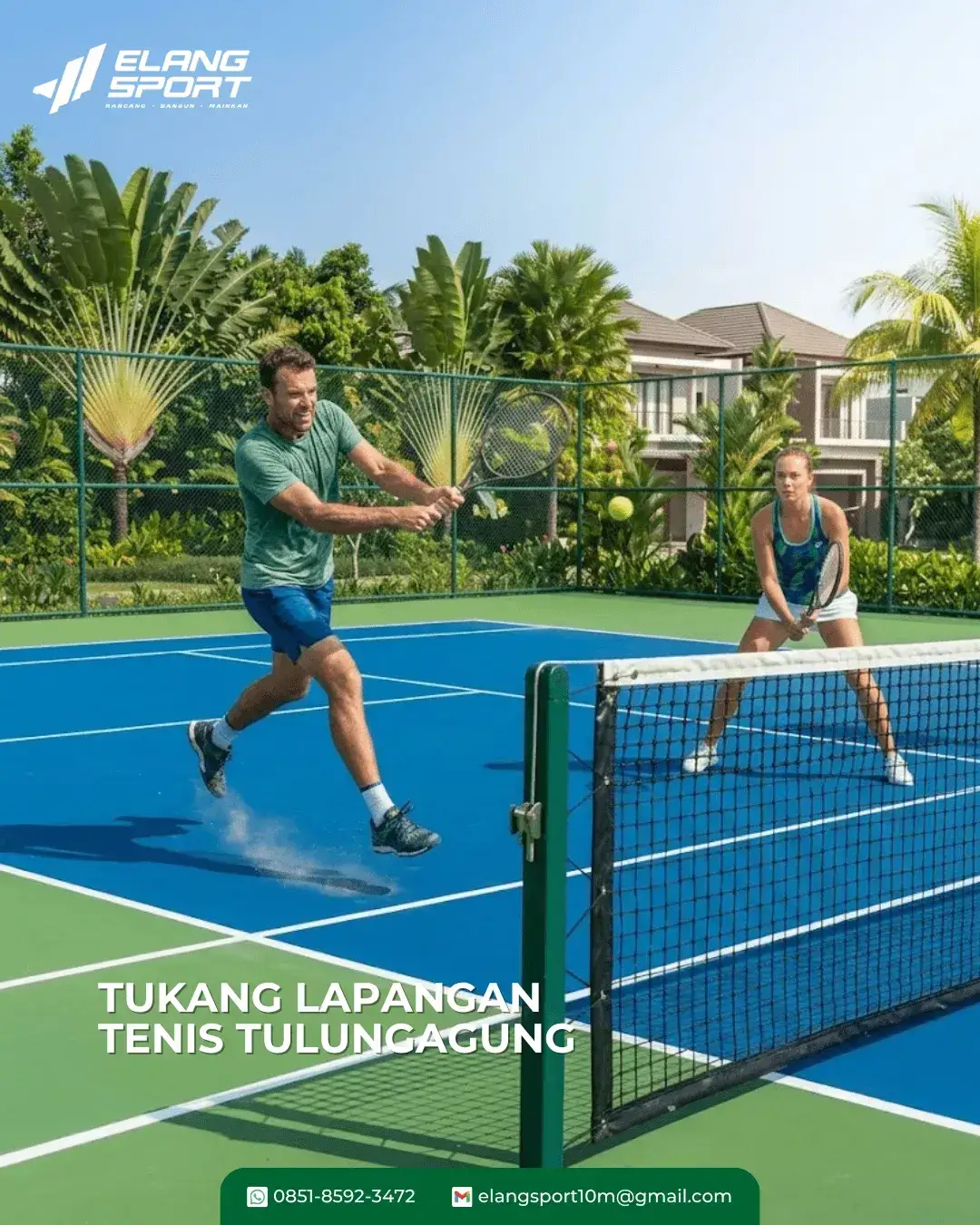 tukang lapangan tenis tulungagung 1