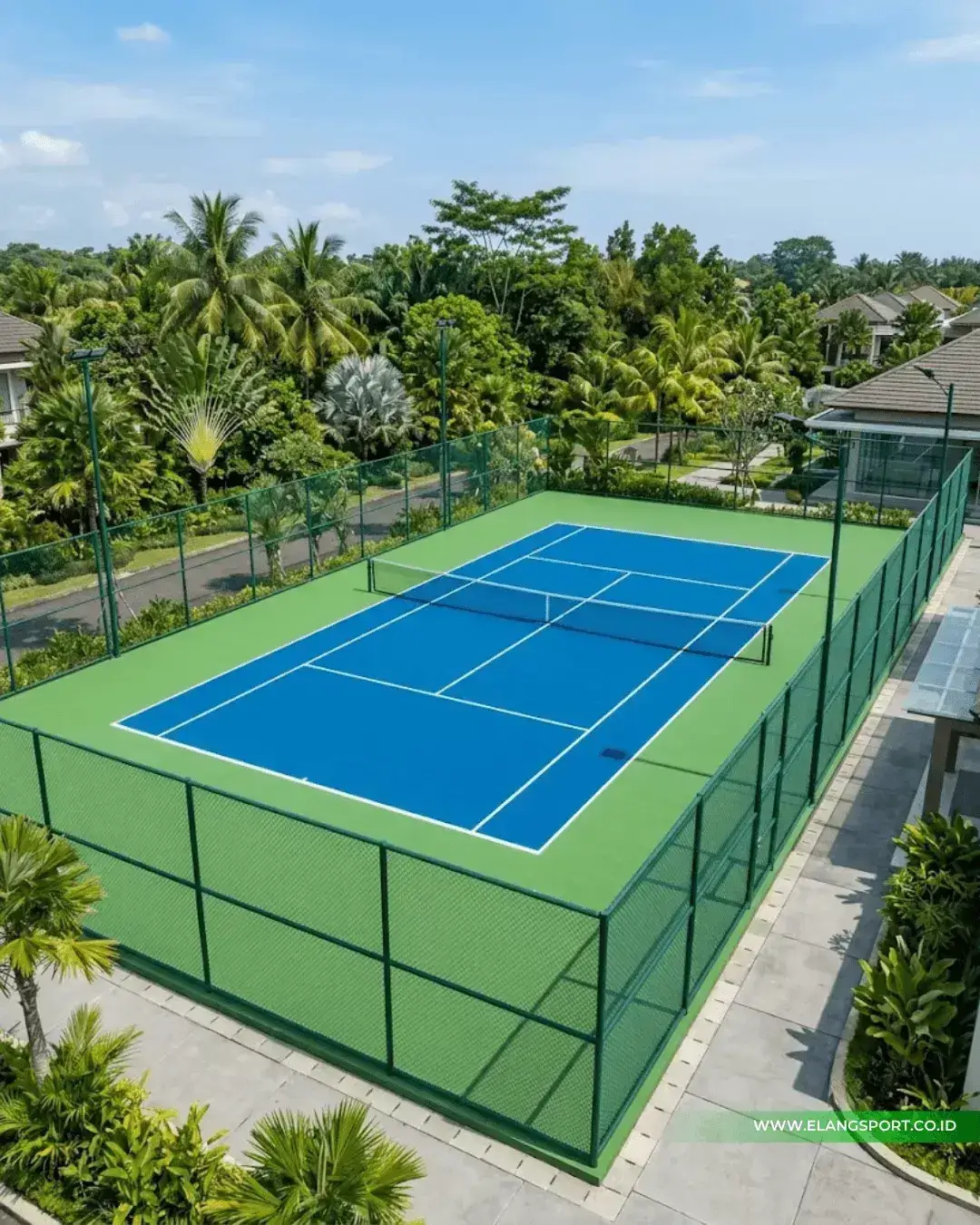 lapangan tenis outdoor