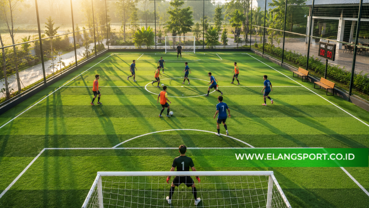 pembuatan lapangan mini soccer