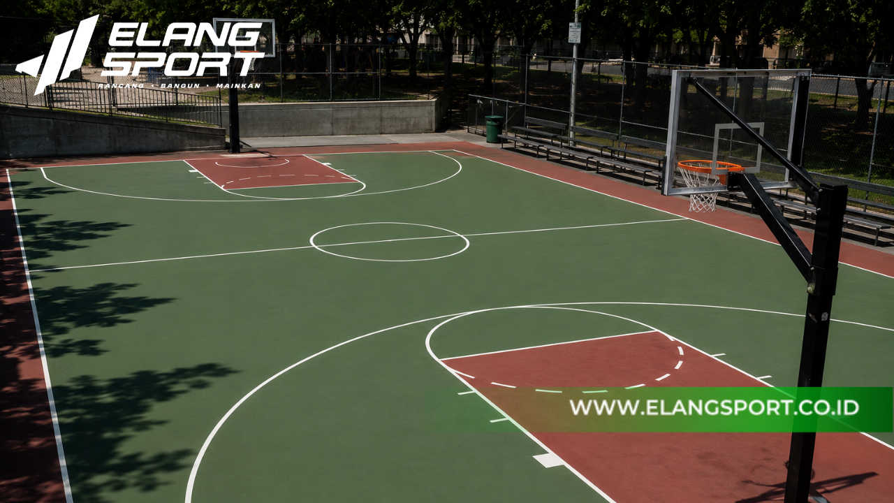 bentuk lapangan basket