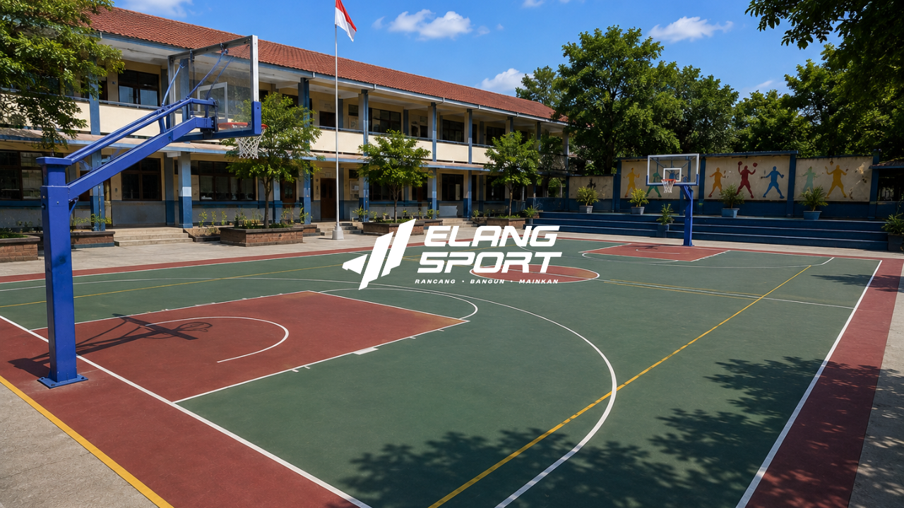 lebar lapangan basket