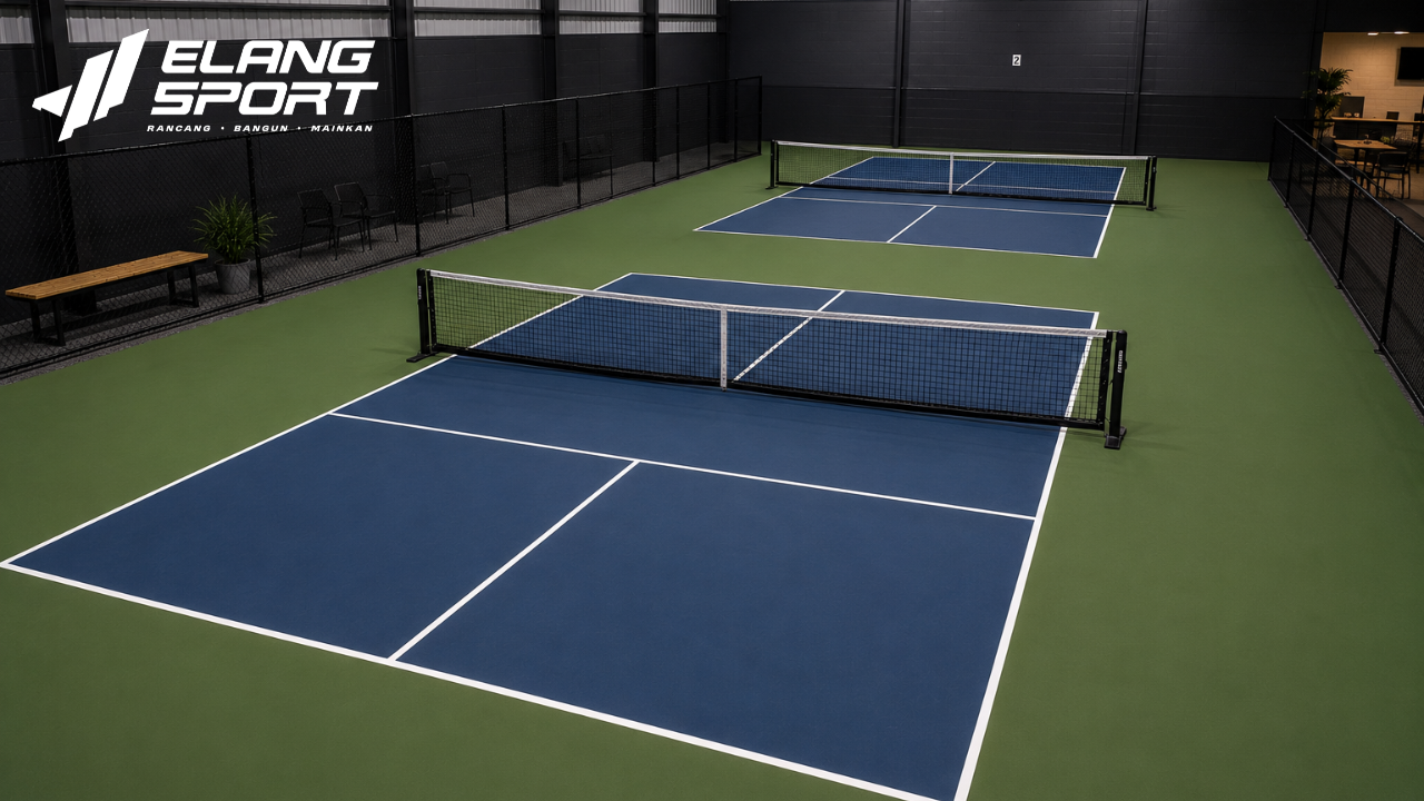 lapangan pickleball dan ukurannya