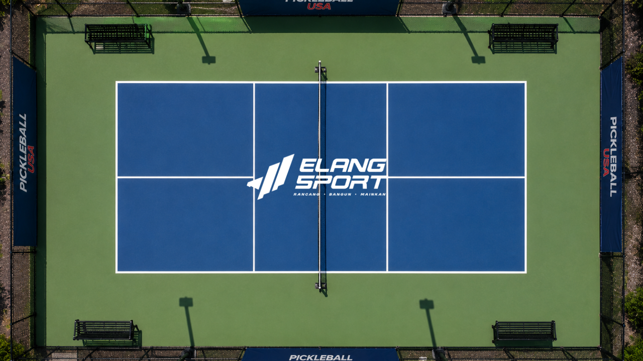 ukuran lapangan pickleball