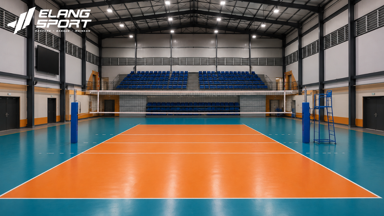 biaya pembuatan lapangan voli outdoor