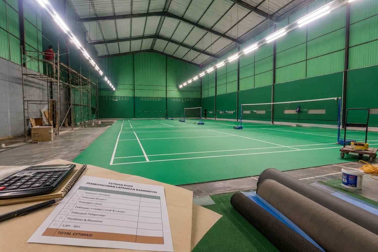 Segini Kisaran Biaya Membangun Lapangan Badminton, Cek Sebelum Anda Mulai!
