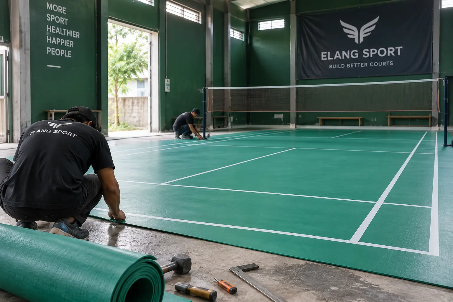 Berapa Lama Lapangan Badminton Anda Selesai Dibangun?