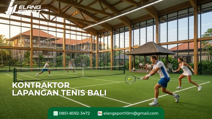 kontraktor lapangan tenis Bali 1